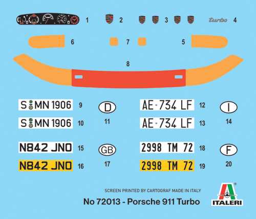 Model Set auto 72013 - Porsche 911 (1:24)