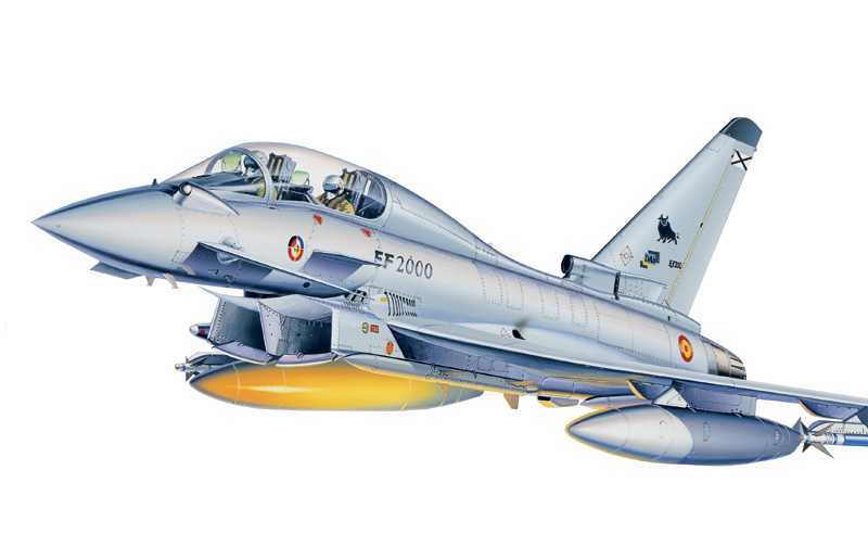 Model Set letadlo 72001 - EF-2000 TYPHOON (1:72)
