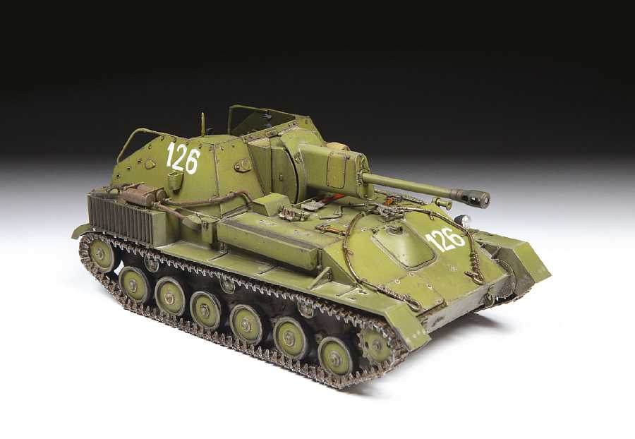 Model kit military 3662 - Su-76 Soviet self propelled gun (1:35)