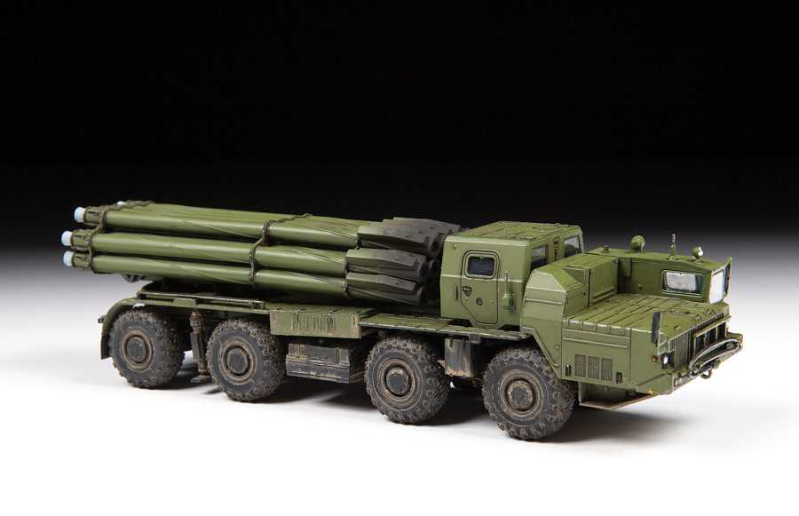Model kit military 5072 - Multiple Rocket launch system "SMERCH" (1:72)