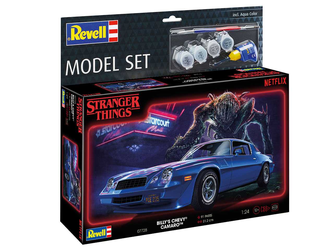 ModelSet STRANGER THINGS auto 67728 - Chevy Camaro Z/28 (1:24)