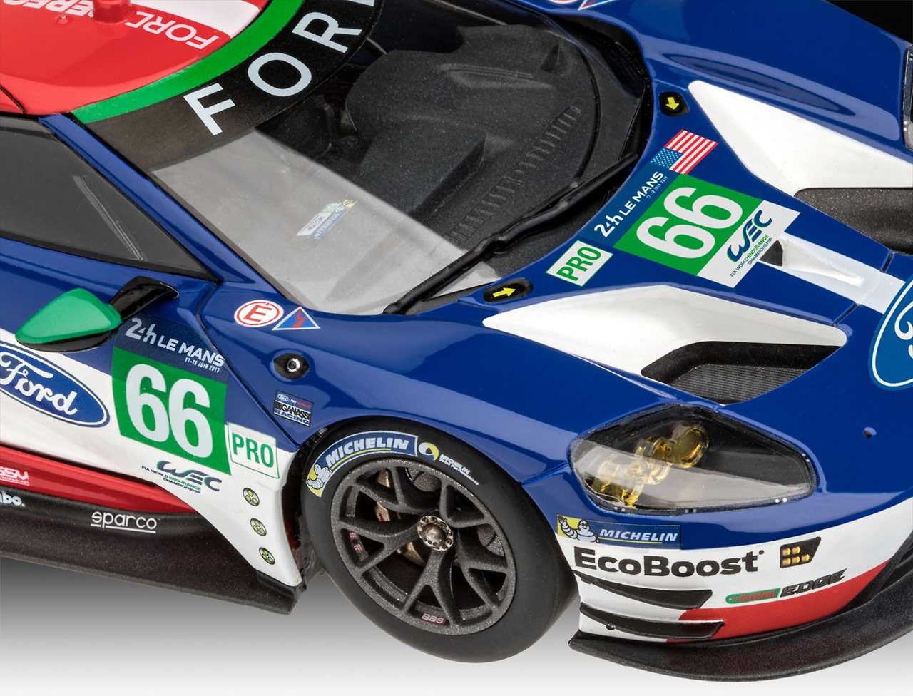 ModelSet auto 67041 - Ford GT Le Mans 2017 (1:24)