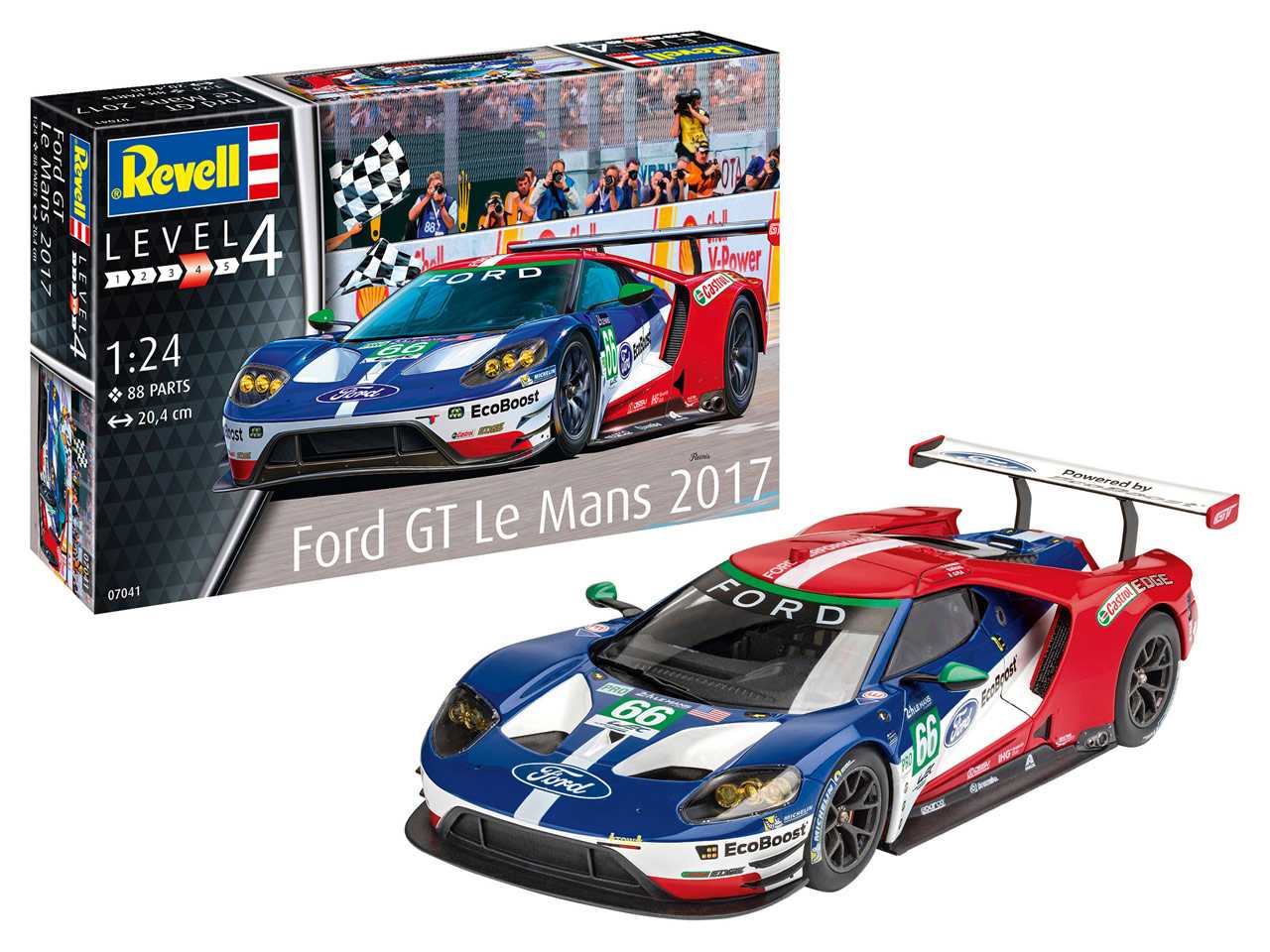 ModelSet auto 67041 - Ford GT Le Mans 2017 (1:24)