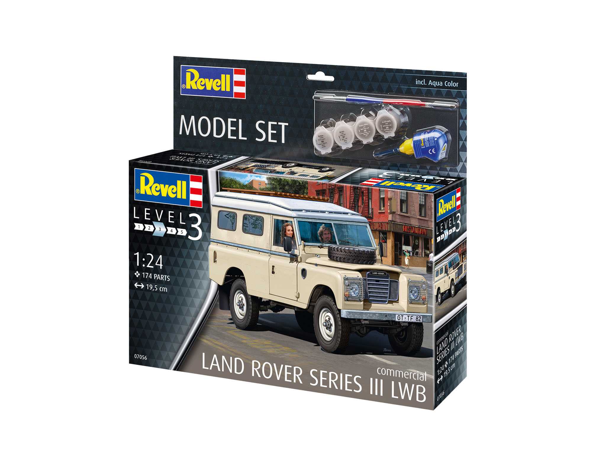 ModelSet auto 67056 - Land Rover Series III LWB (commercial) (1:24)