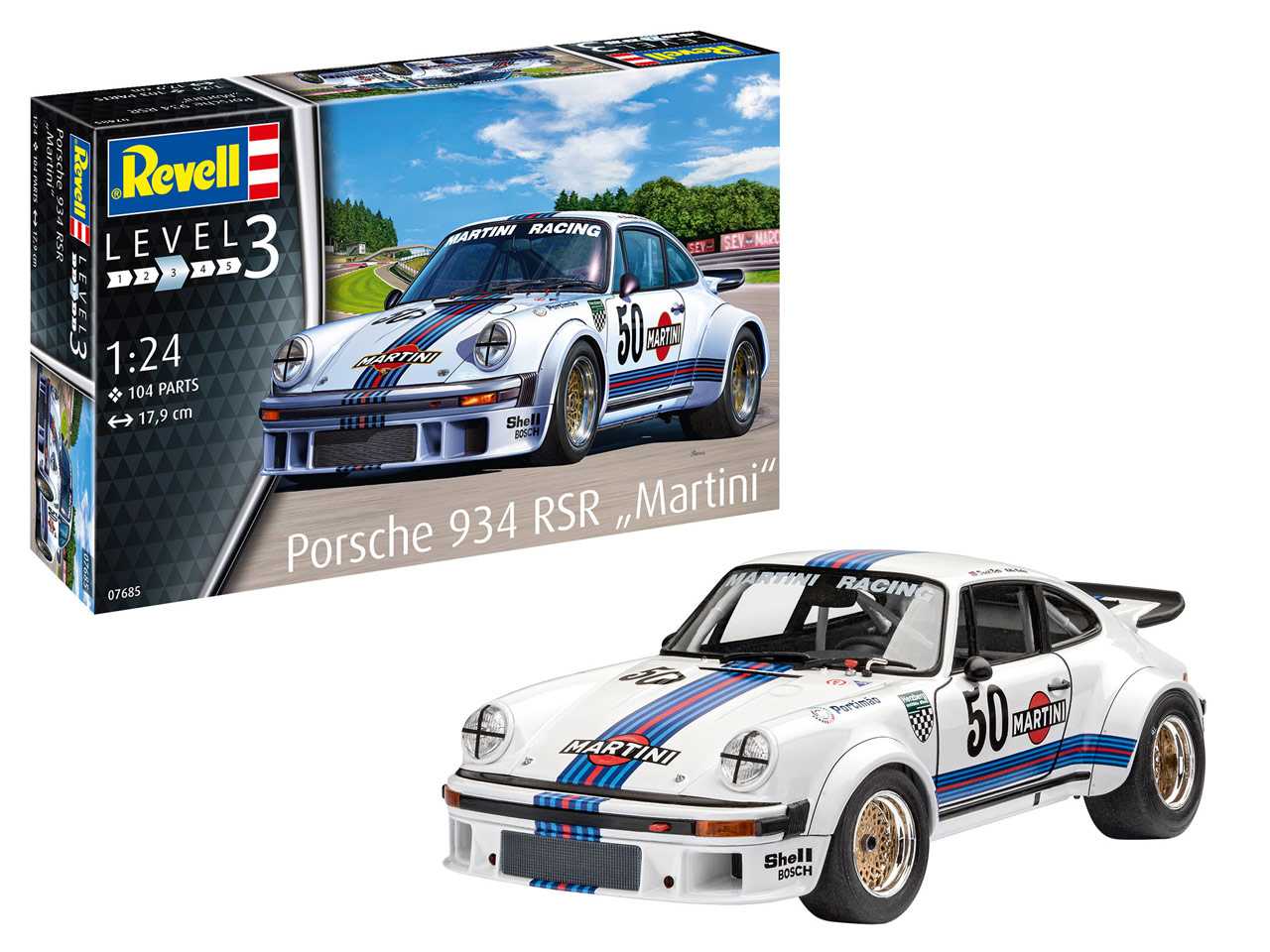 ModelSet auto 67685 - Porsche 934 RSR "Martini" (1:24)
