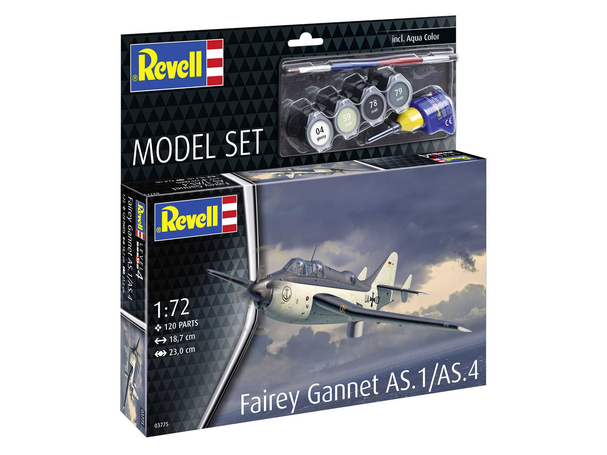 ModelSet letadlo 63775 - Fairey Gannet AS.1/AS.4 (1:72)