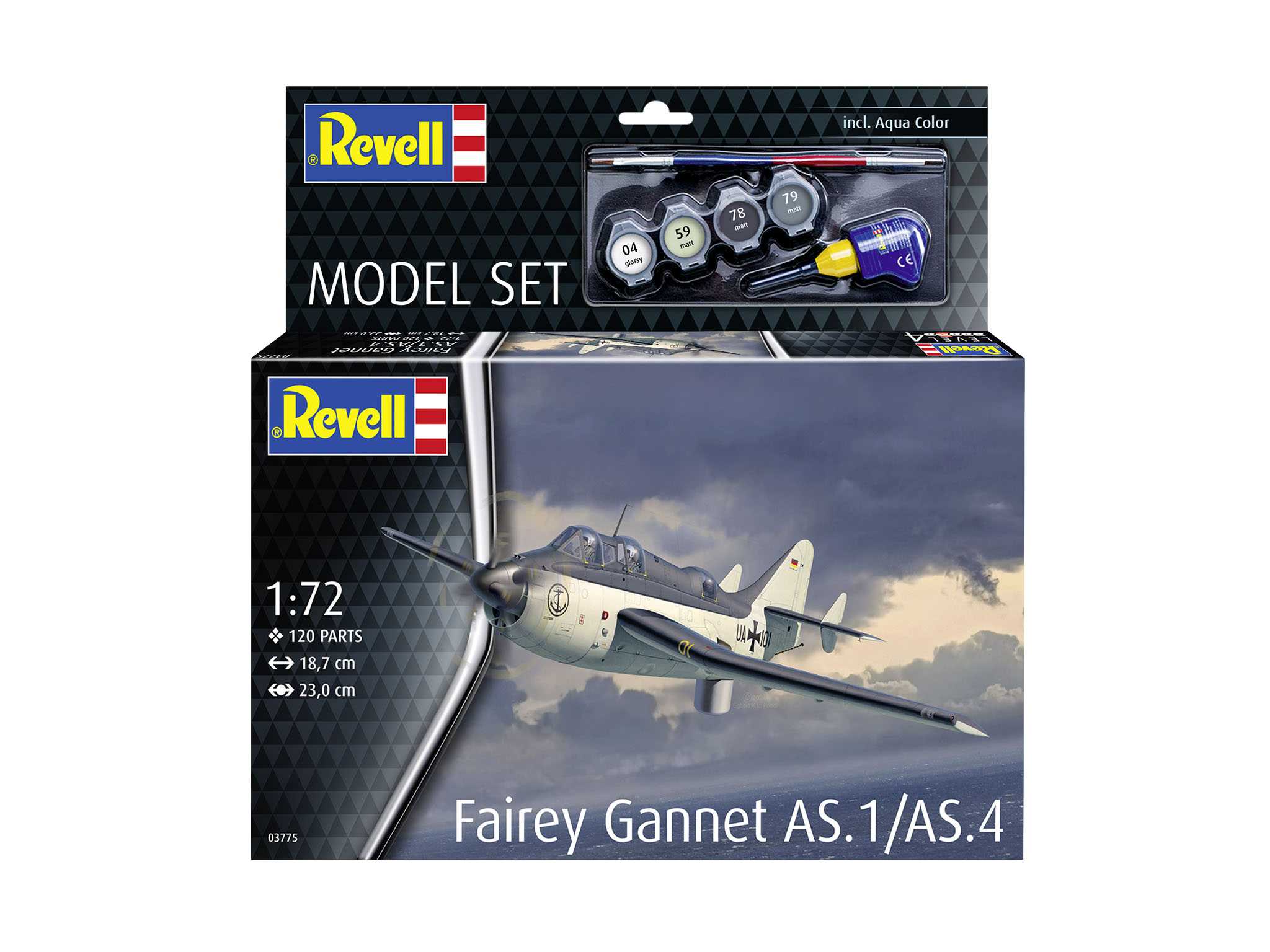 ModelSet letadlo 63775 - Fairey Gannet AS.1/AS.4 (1:72)