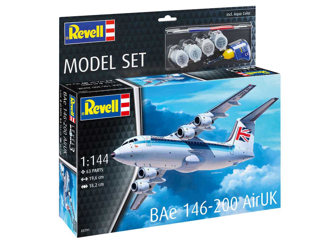 ModelSet letadlo 63791 - BAe 146 (RJ85) (1:144)