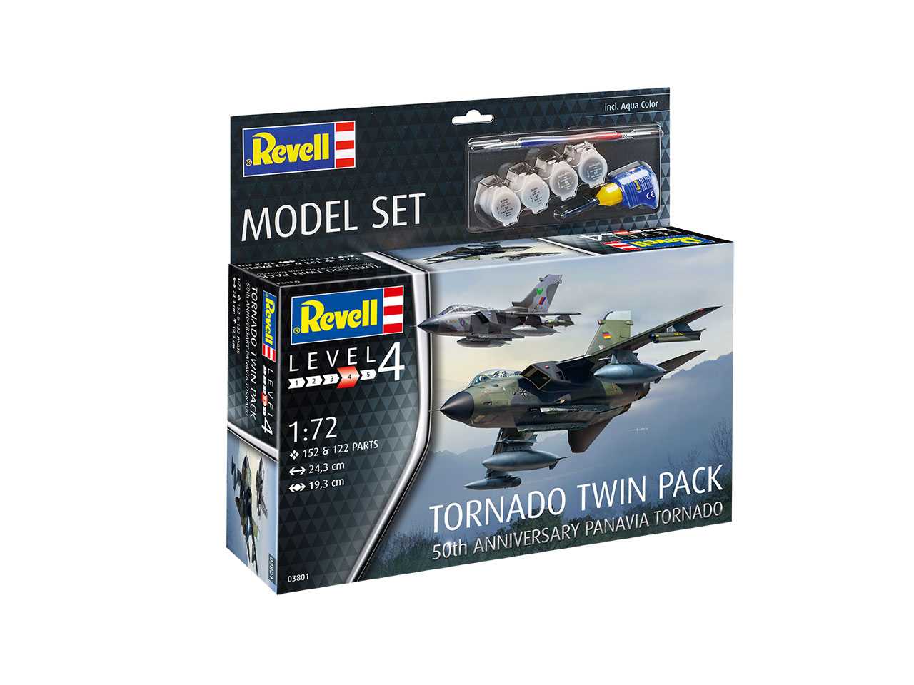 ModelSet letadlo 63801 - Tornado 50th Anniversary Twinpack (1:72)