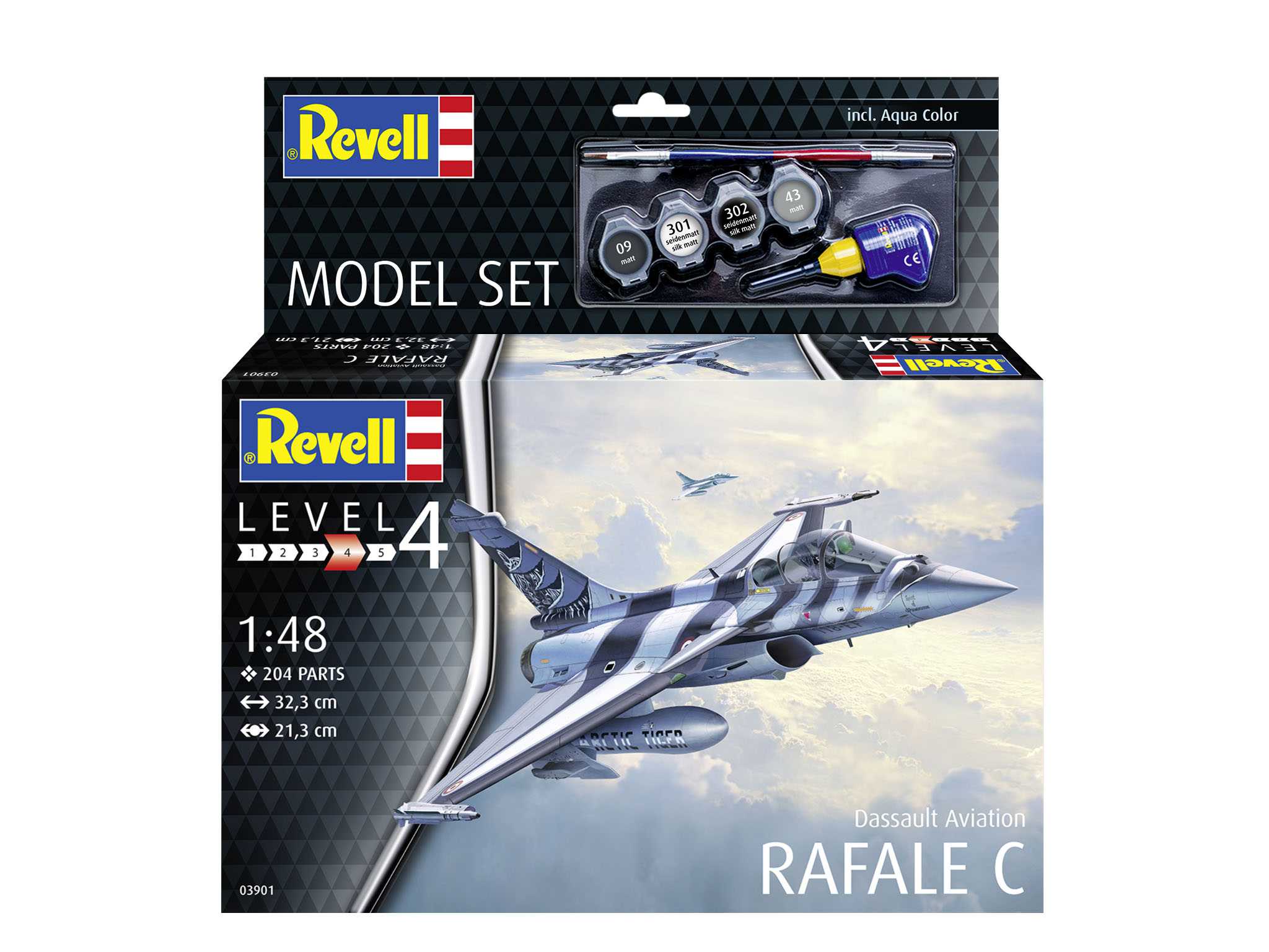 ModelSet letadlo 63901 - Dassault Aviation Rafale C (1:48)