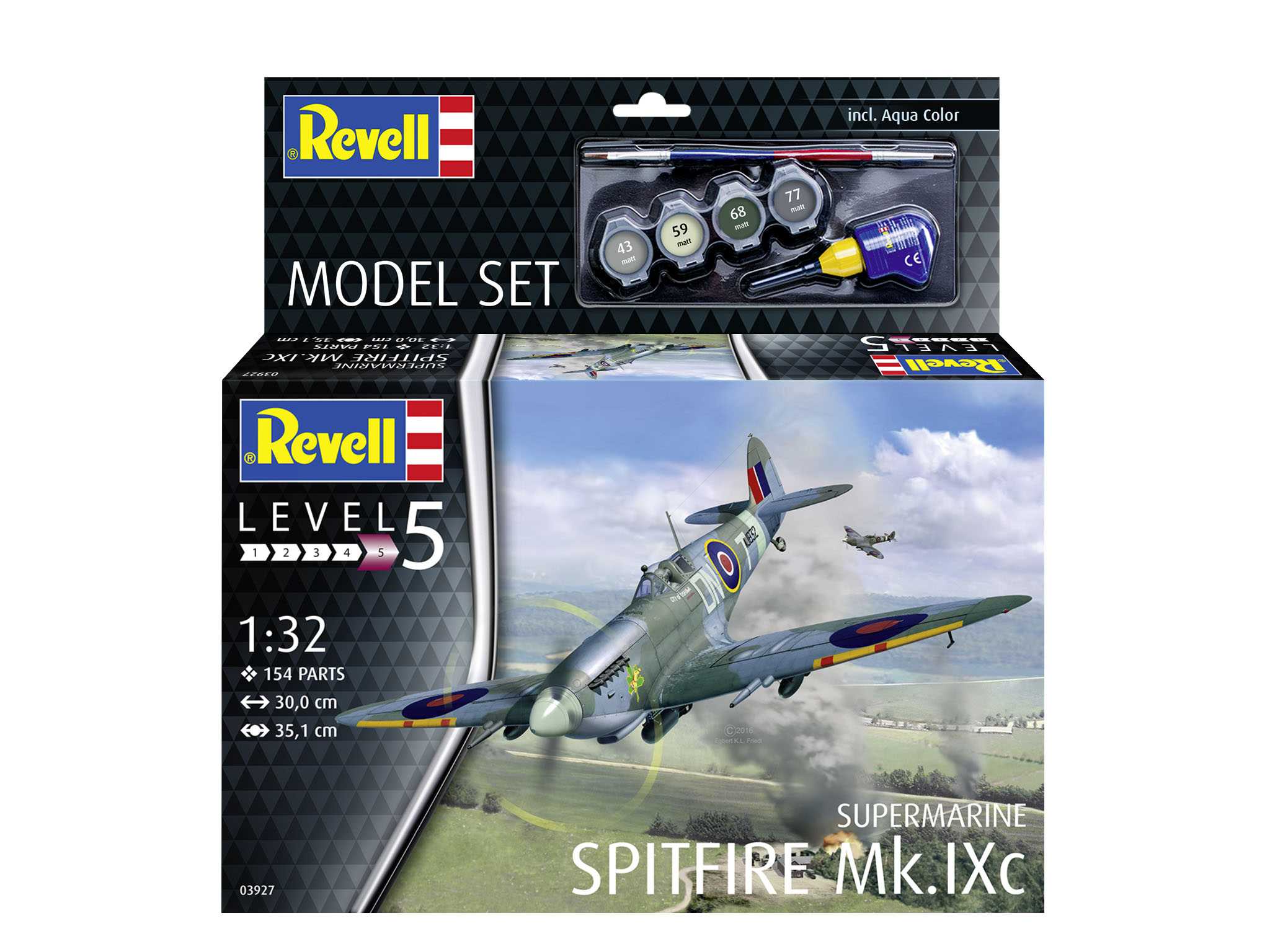 ModelSet letadlo 63927 - Supermarine Spitfire Mk.IXc (1:32)