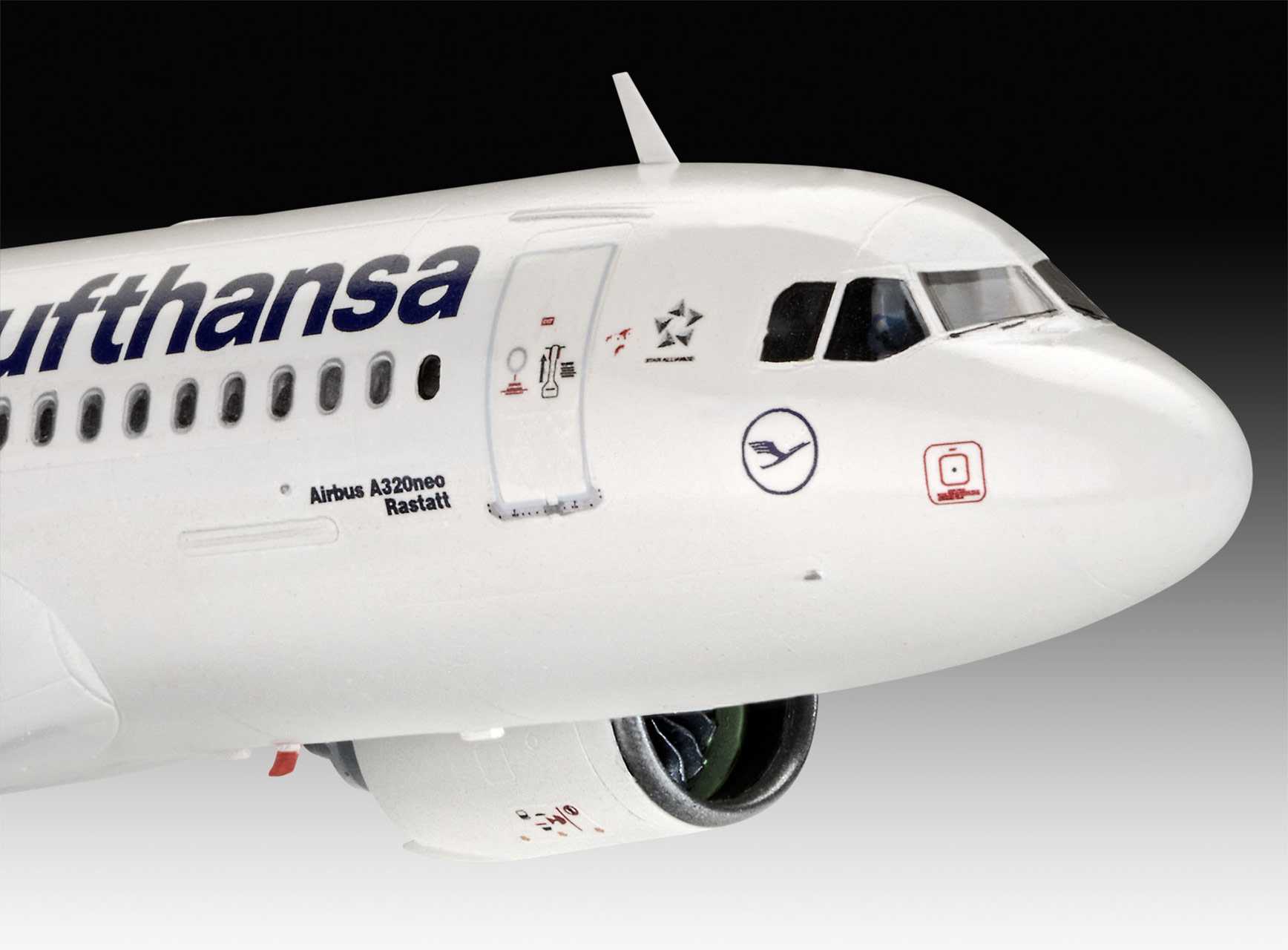 ModelSet letadlo 63942 - Airbus A320 neo Lufthansa (1:144)