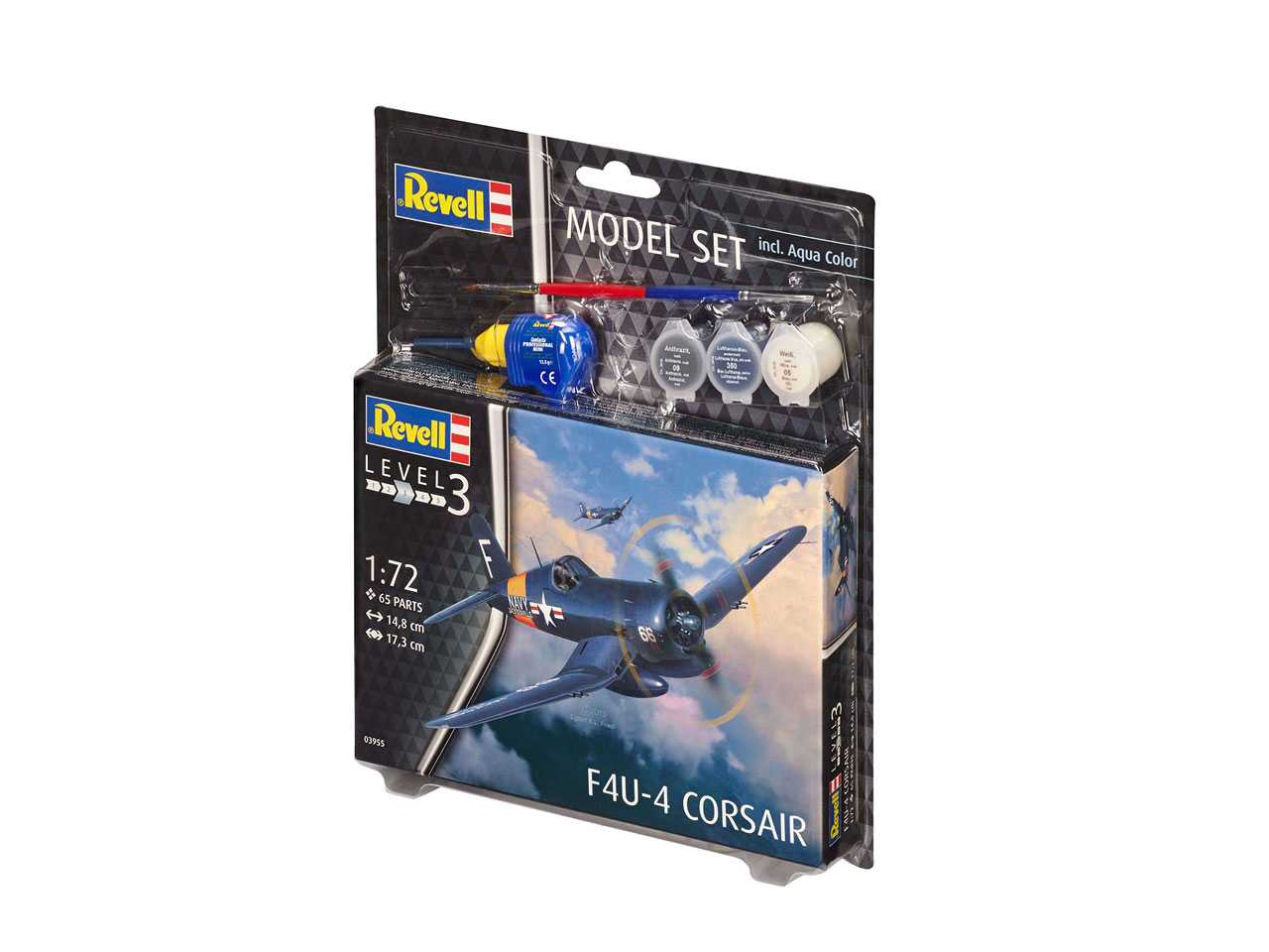 ModelSet letadlo 63955 - F4U-4 Corsair (1:72)