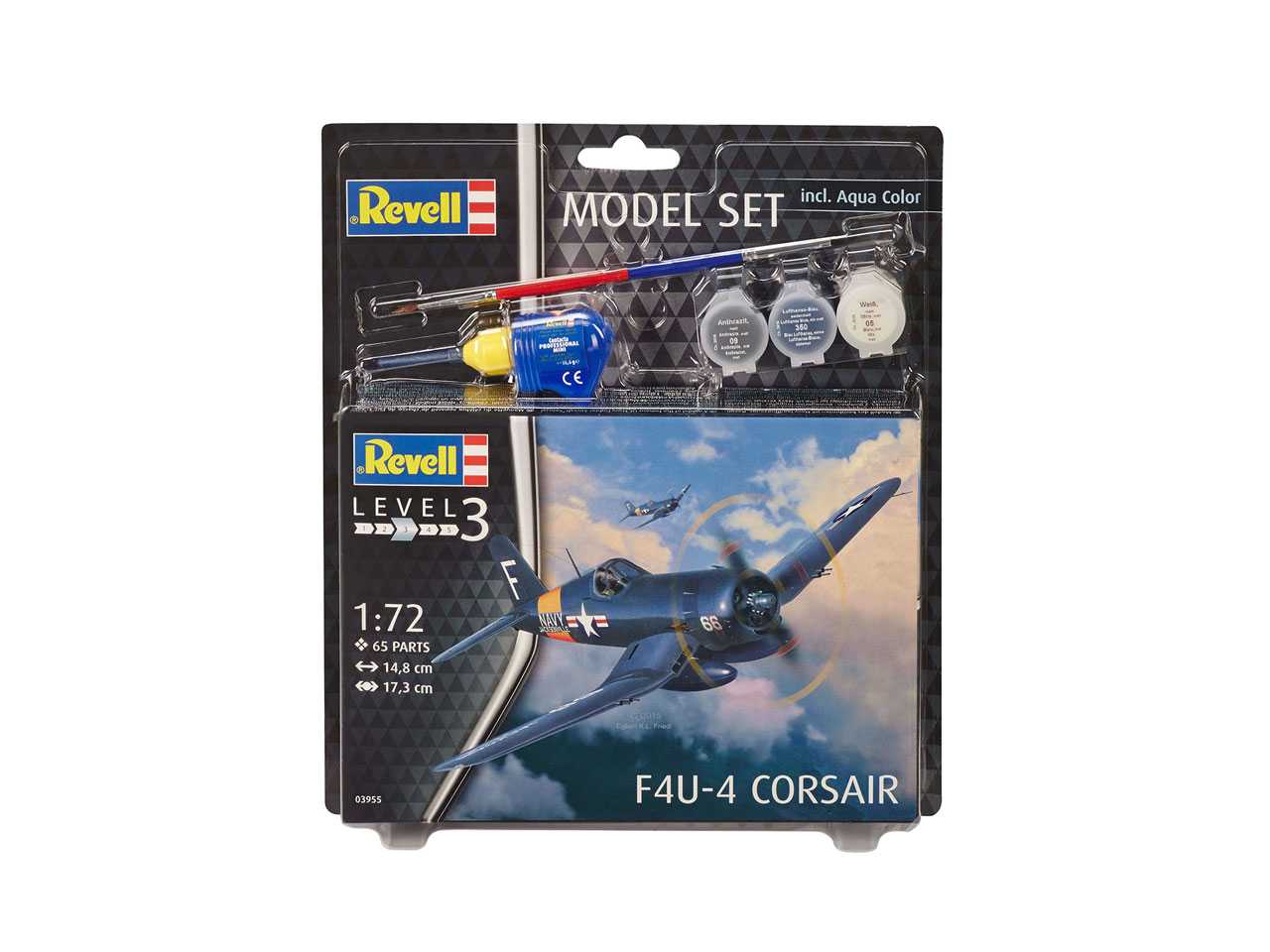 ModelSet letadlo 63955 - F4U-4 Corsair (1:72)