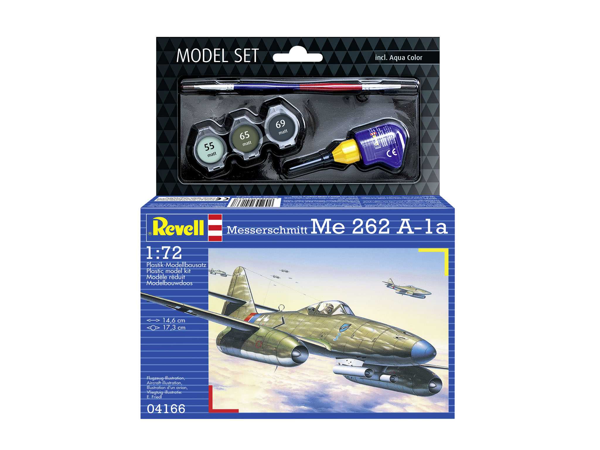 ModelSet letadlo 64166 - Messerschmitt Me 262 A1a (1:72)