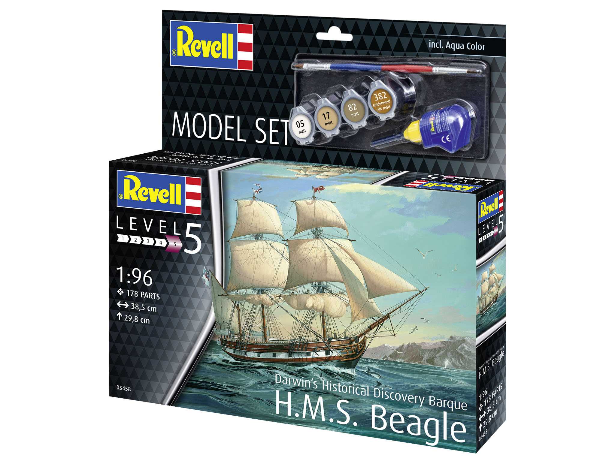 ModelSet loď 65458 - HMS Beagle (1:96)