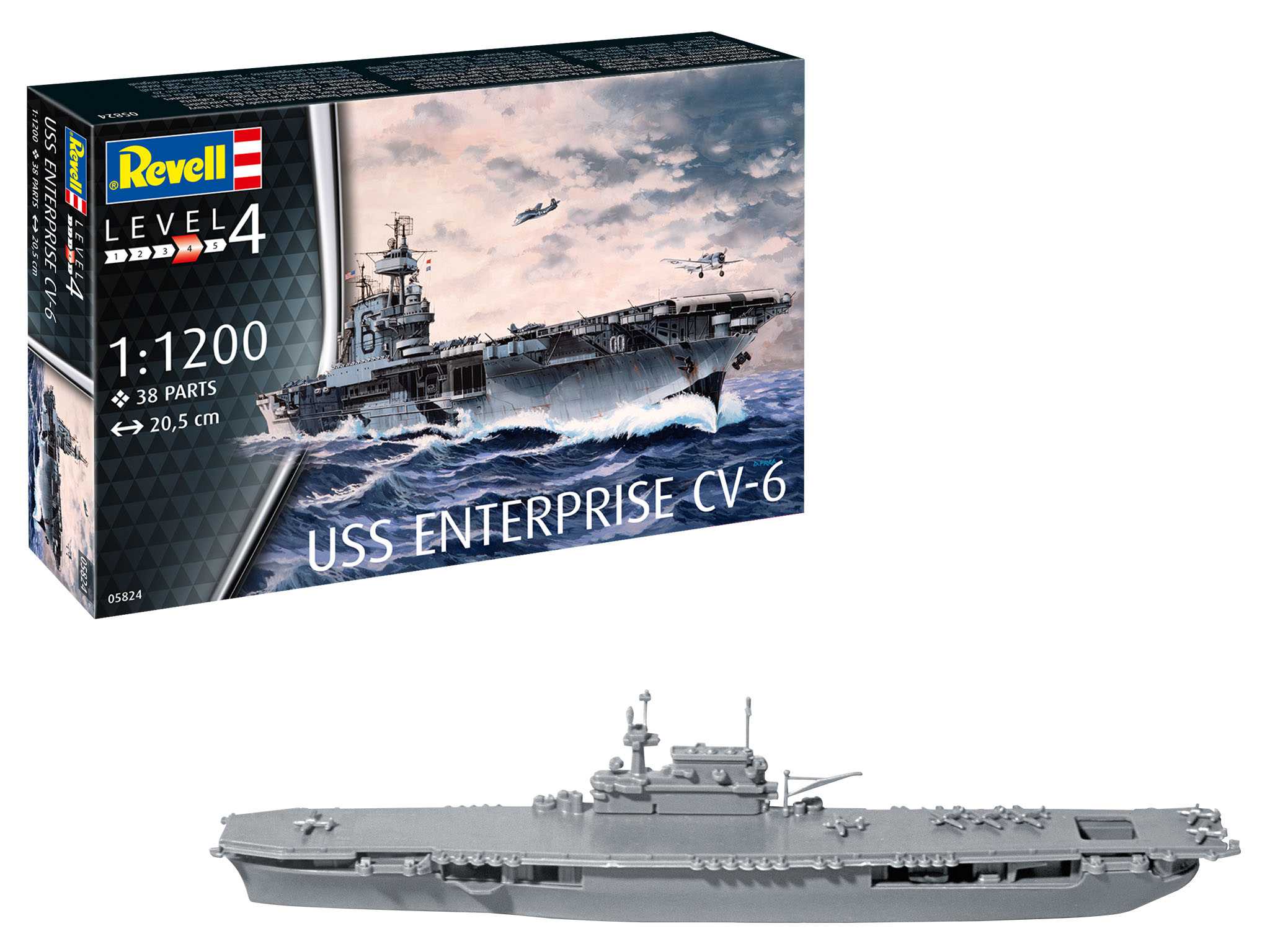 ModelSet loď 65824 - USS Enterprise (1:1200)
