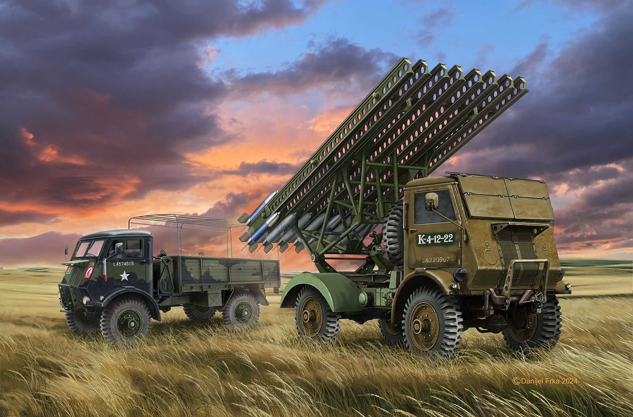 ModelSet military 63338 - W.O.T. 8 BM-13-16 Katyusha/Cargo (1:35)