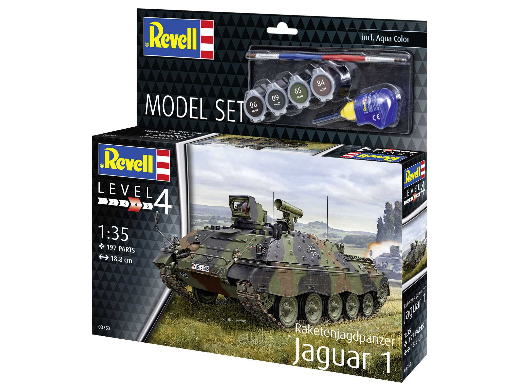 ModelSet military 63353 - Raketenjagdpanzer Jaguar 1 (1:35)