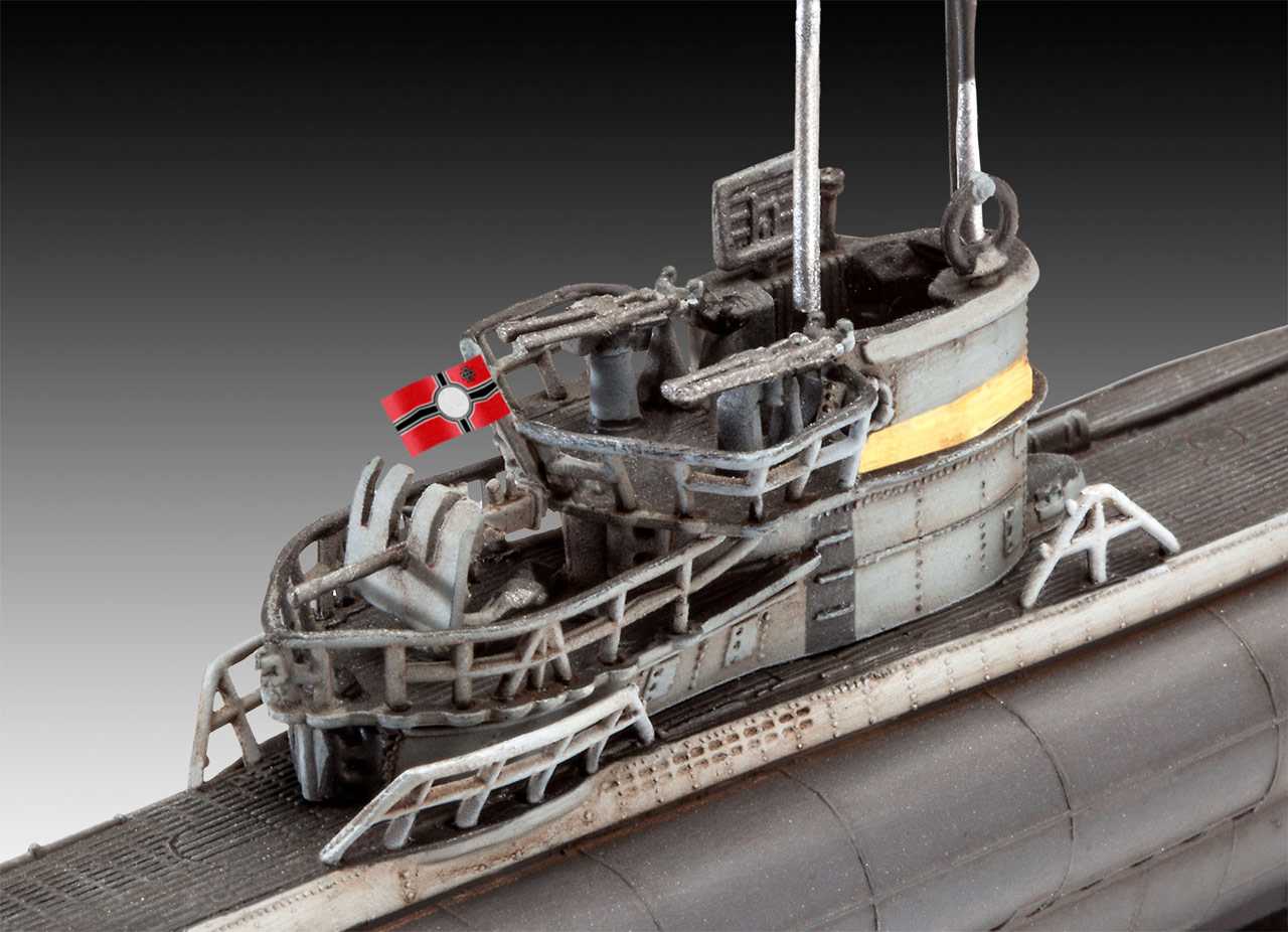 ModelSet ponorka 65154 - German Submarine Type VII C/41 (1:350)