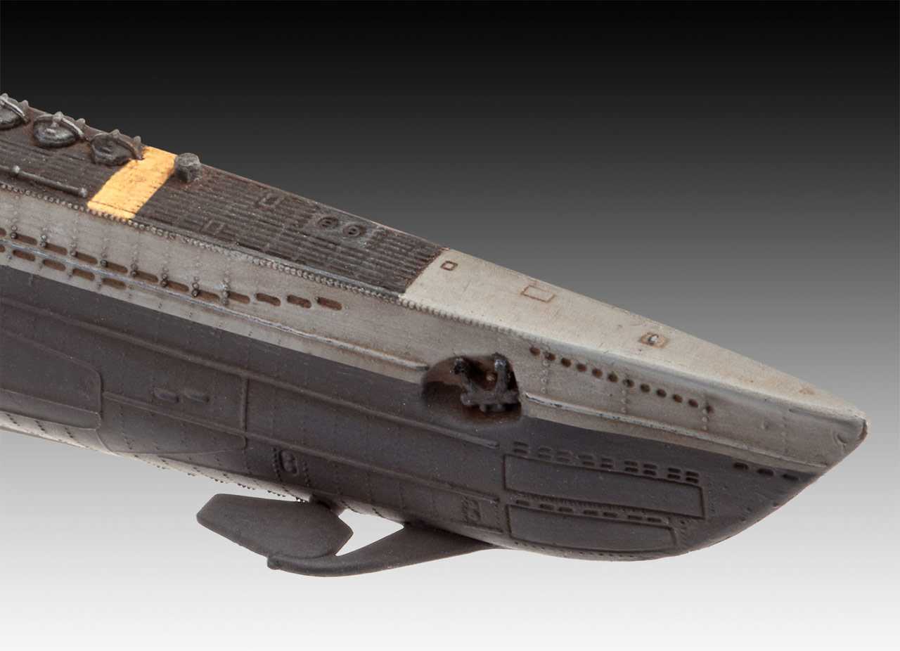 ModelSet ponorka 65154 - German Submarine Type VII C/41 (1:350)