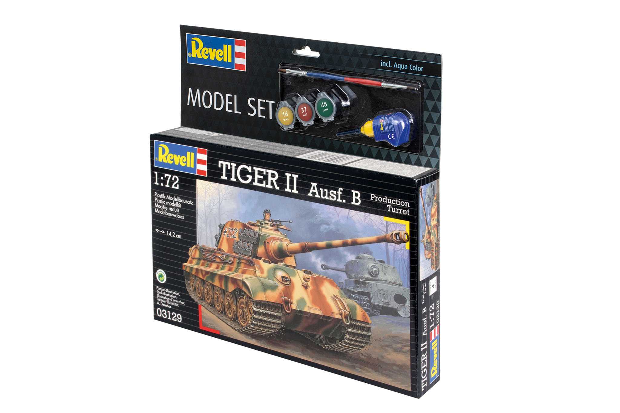 ModelSet tank 63129 - Tiger II Ausf. B (1:72)