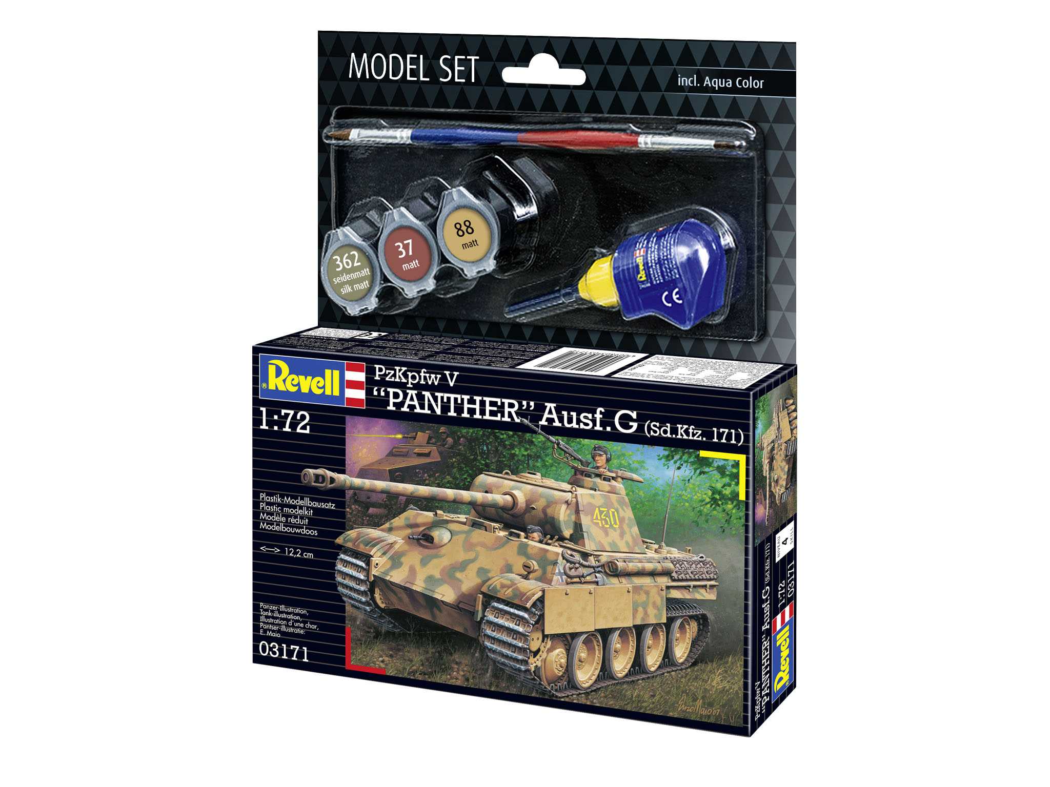ModelSet tank 63171 - Panther Ausf. G (Sd.Kfz. 171) (1:72)