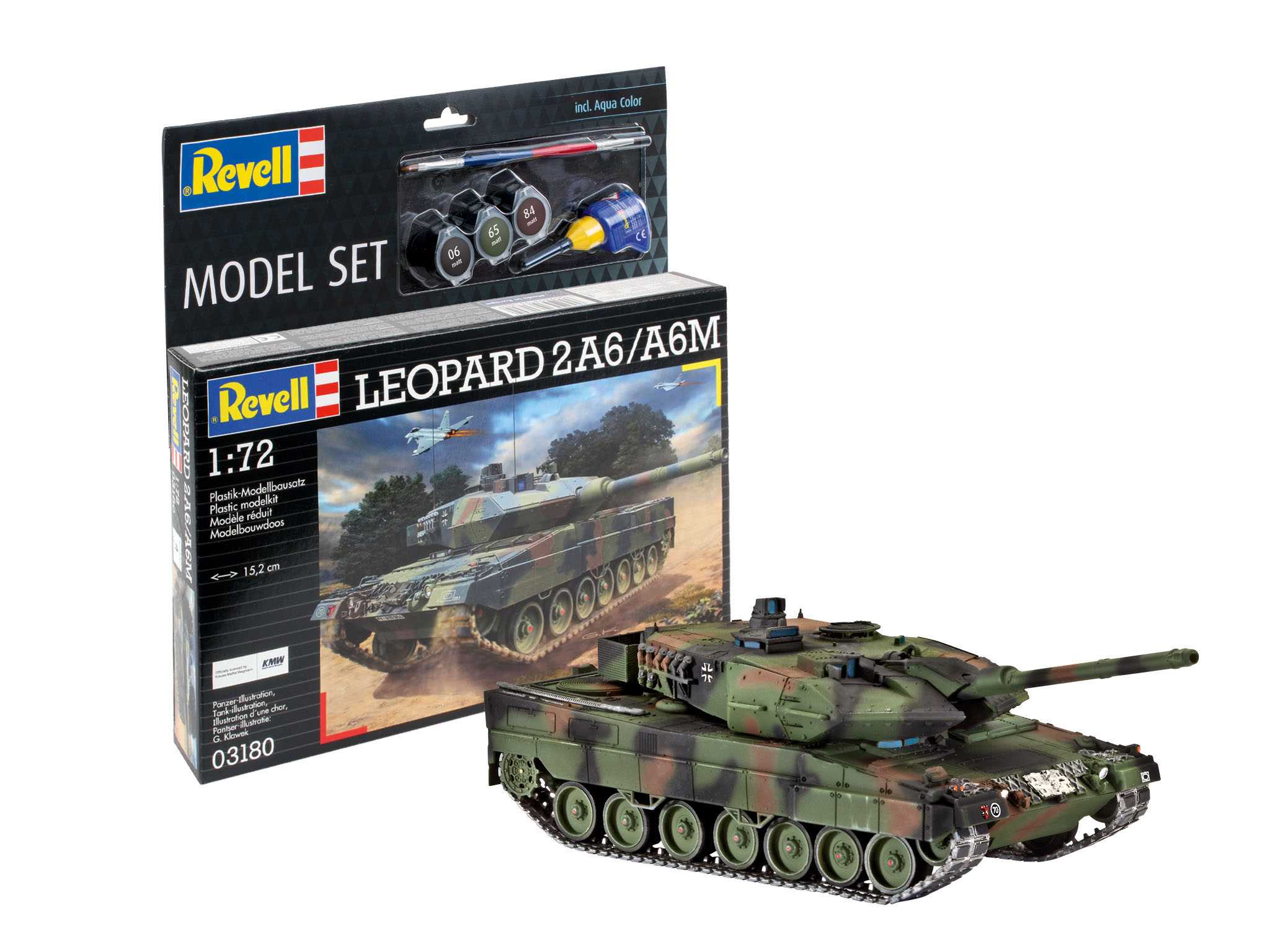 ModelSet tank 63180 - Leopard 2A6/A6M (1:72)