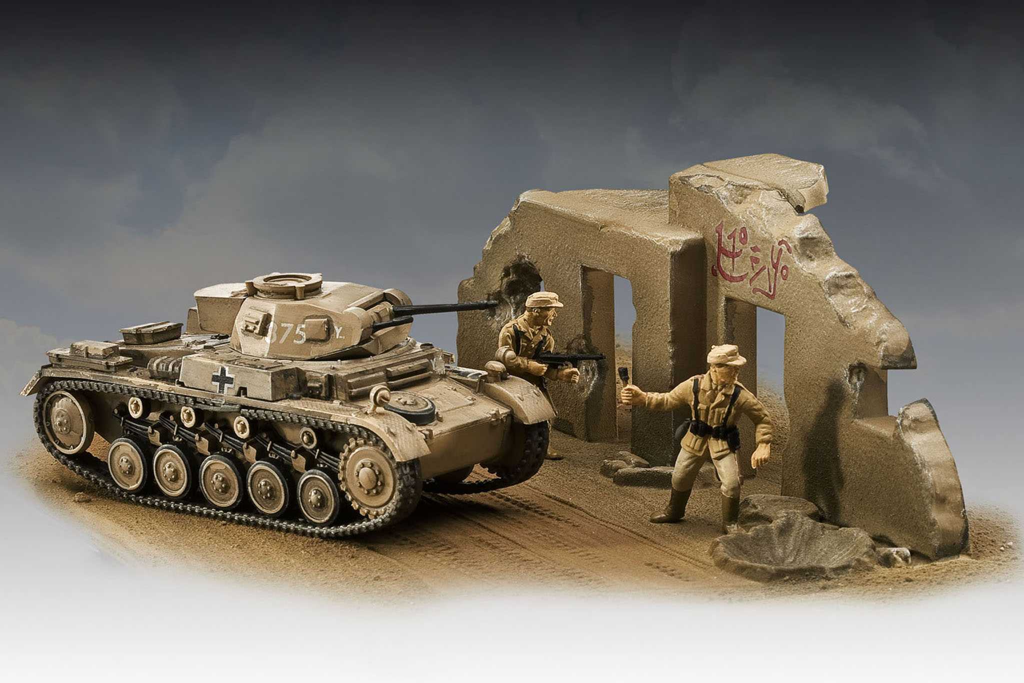ModelSet tank 63229 - PzKpfw II Ausf. F (1:76)