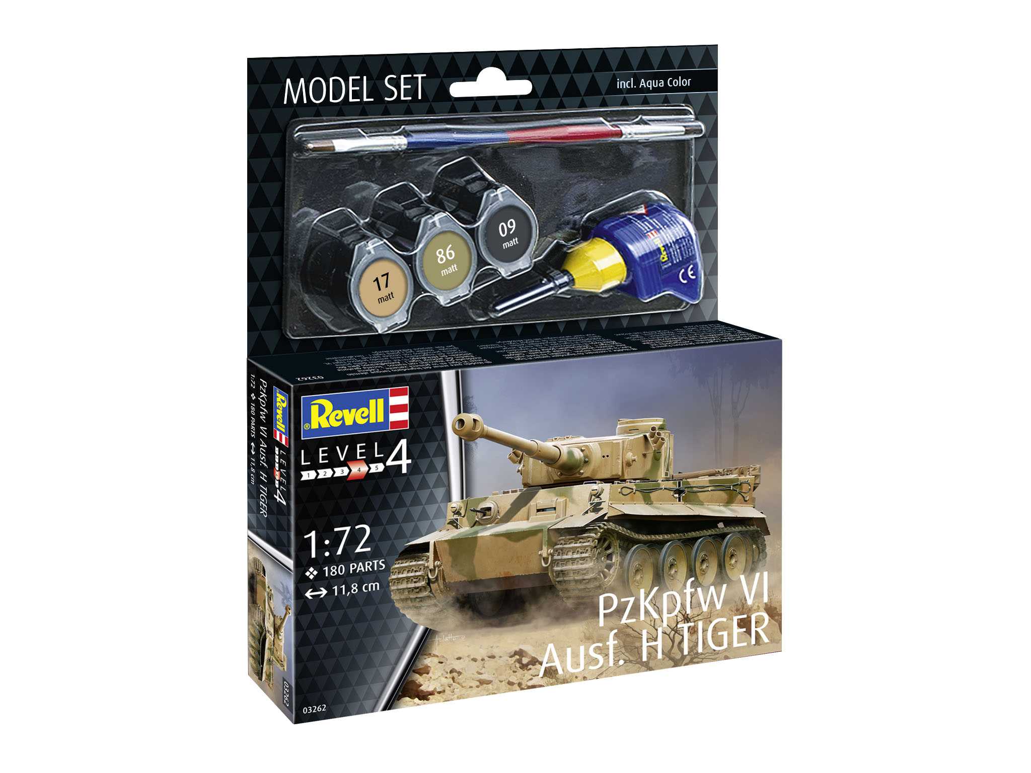 ModelSet tank 63262 - PzKpfw VI Ausf. H Tiger (1:72)