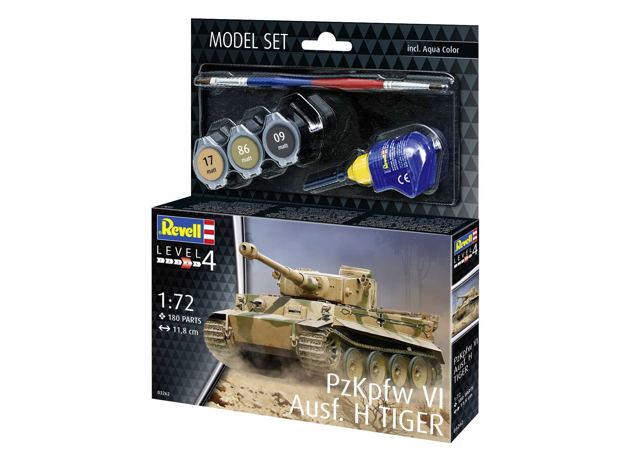 ModelSet tank 63262 - PzKpfw VI Ausf. H Tiger (1:72)