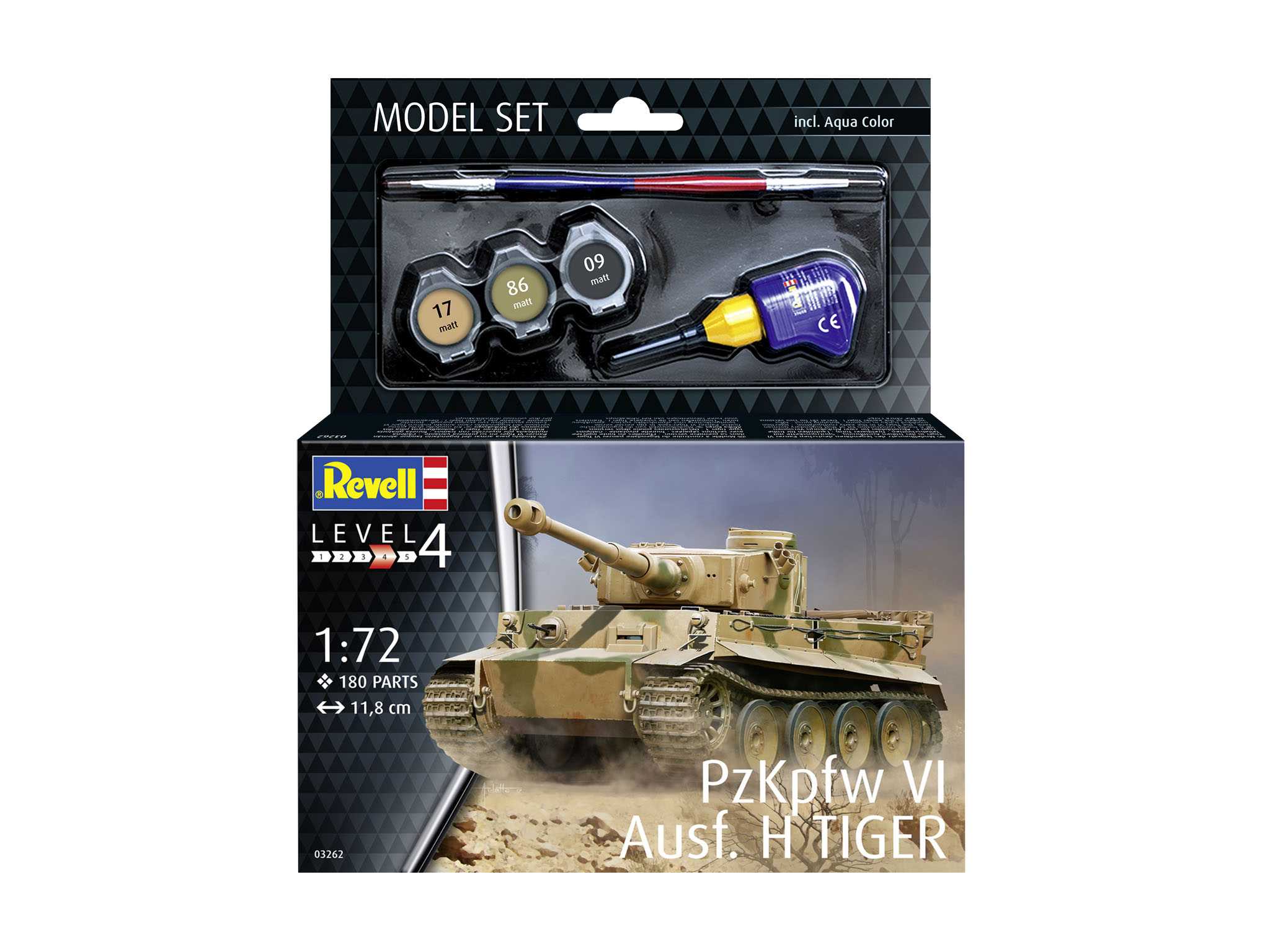 ModelSet tank 63262 - PzKpfw VI Ausf. H Tiger (1:72)