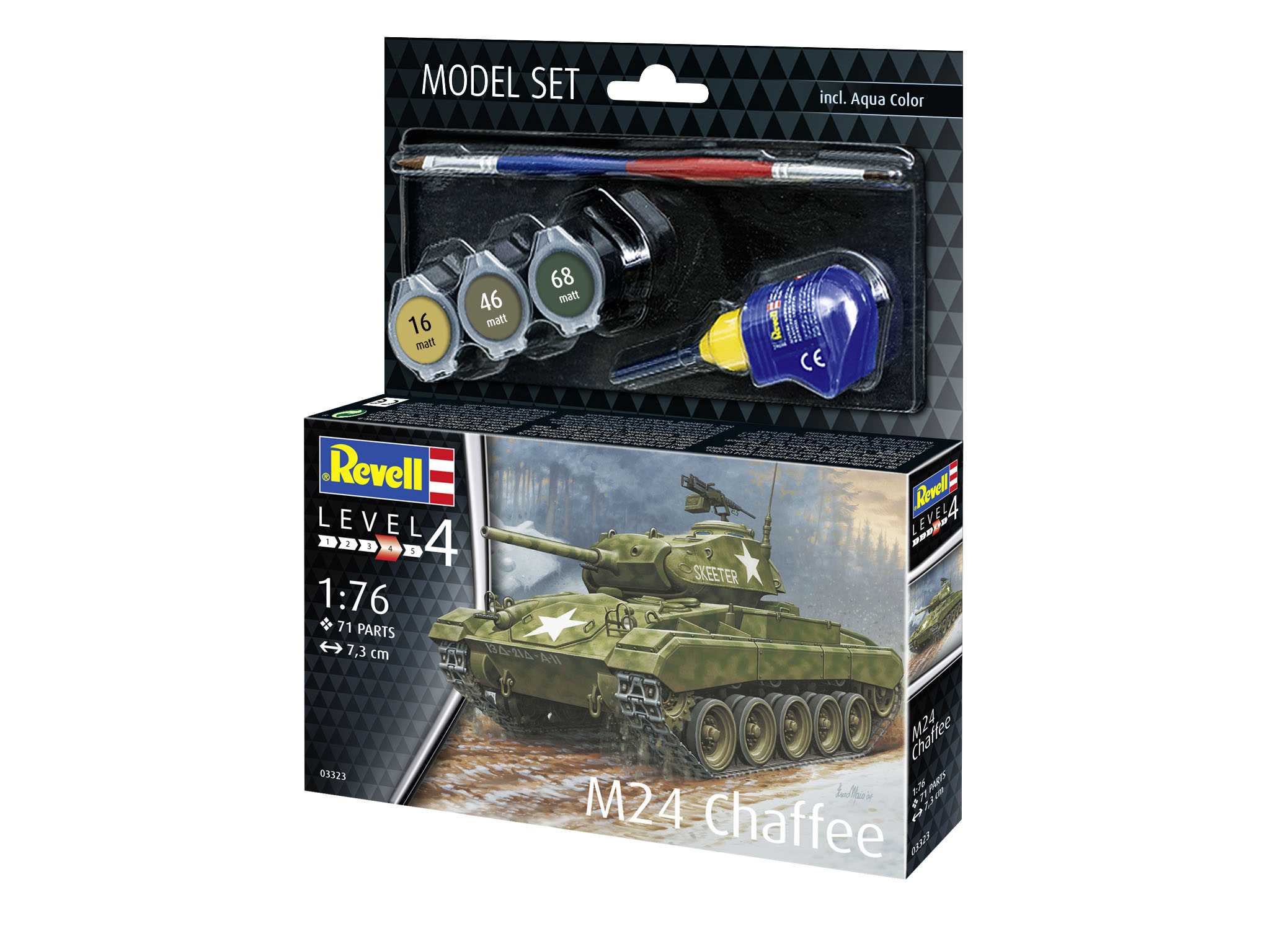 ModelSet tank 63323 - M24 Chaffee (1:76)