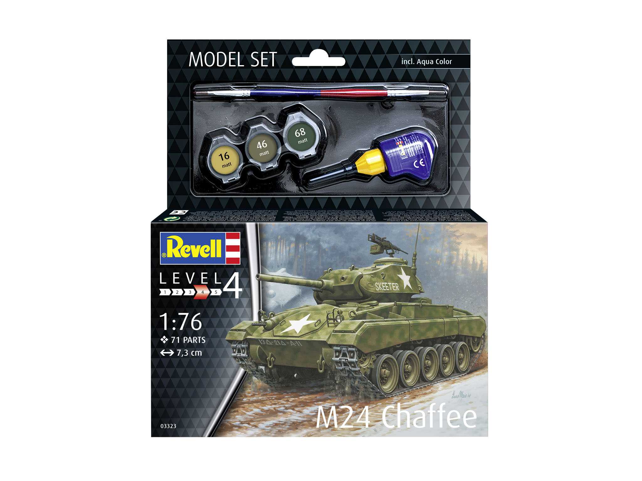 ModelSet tank 63323 - M24 Chaffee (1:76)