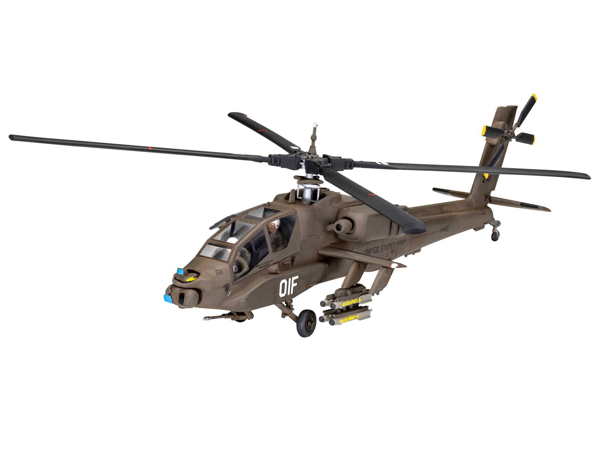 ModelSet vrtulník 63824 - AH-64A Apache (1:72)