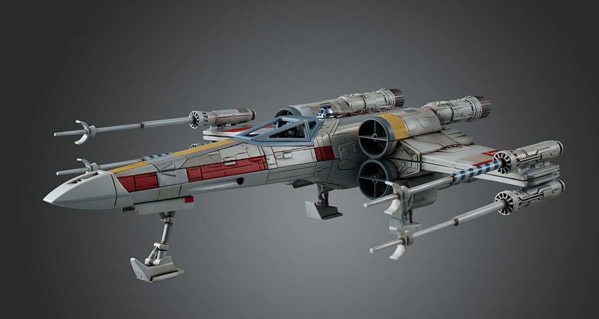 Plastic ModelKit BANDAI SW 01200 - X-Wing Starfighter (1:72)