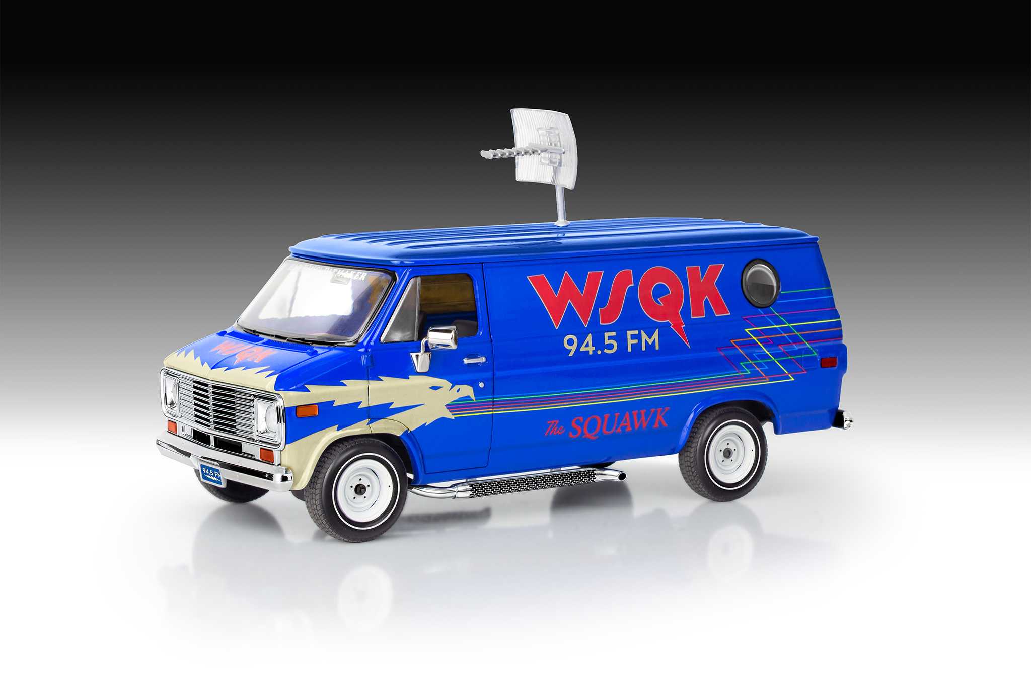 Plastic ModelKit STRANGER THINGS auto 07732 - GMC® WSQK Squawk Van (1:25)