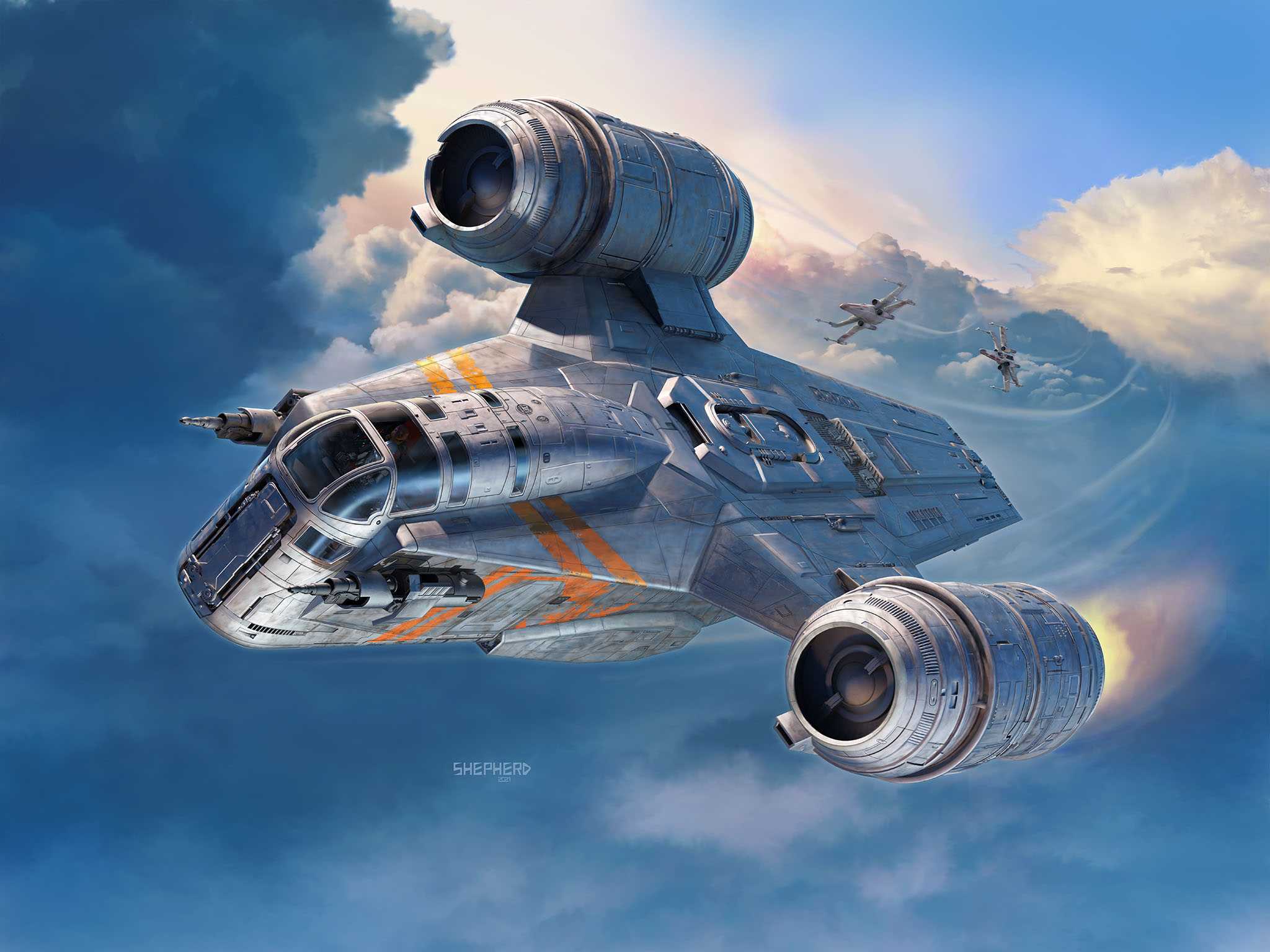 Plastic ModelKit SW 06781 - The Mandalorian: The Razor Crest (1:72)