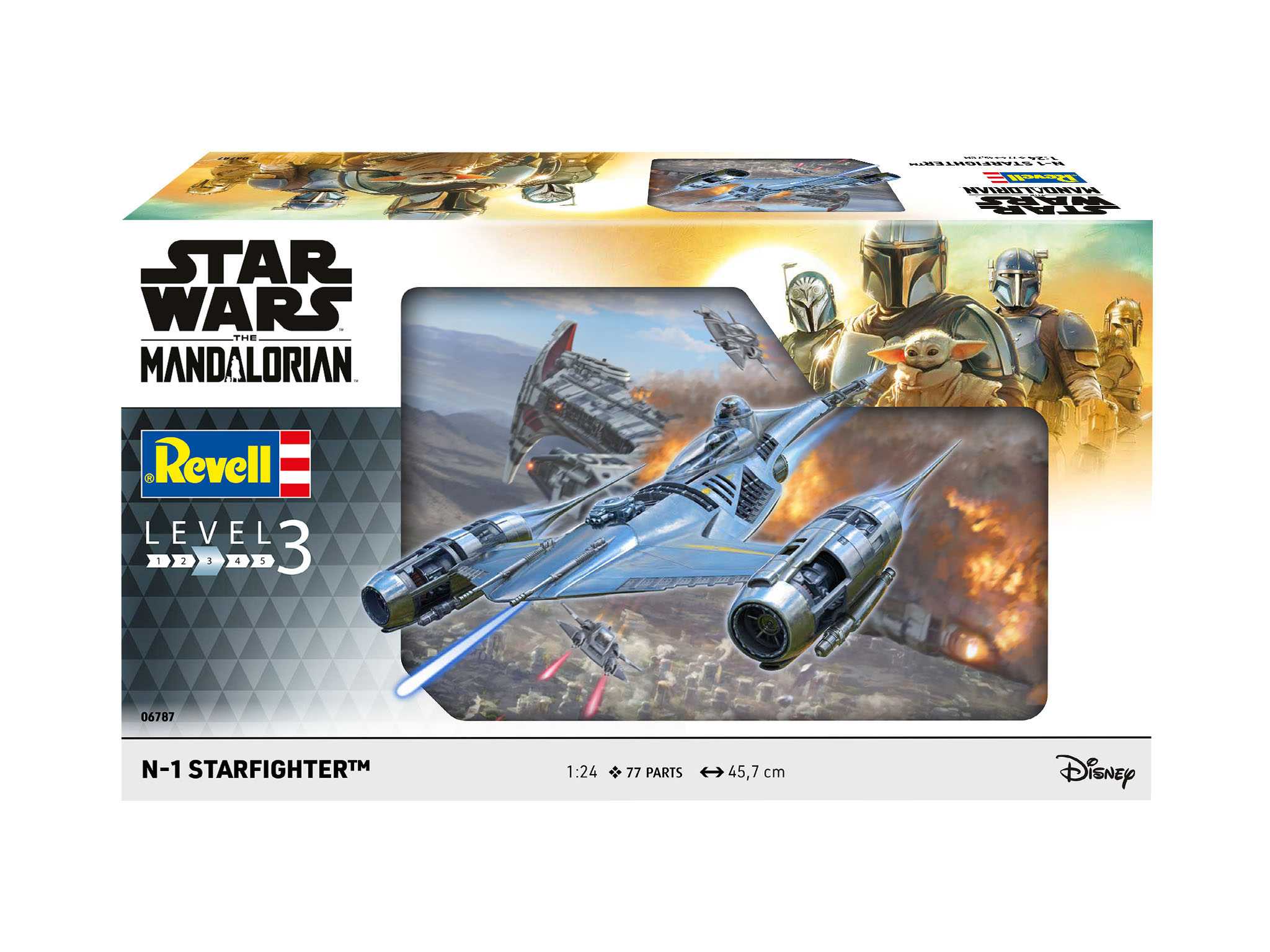 Plastic ModelKit SW 06787 - The Mandalorian: N1 Starfighter (1.24)