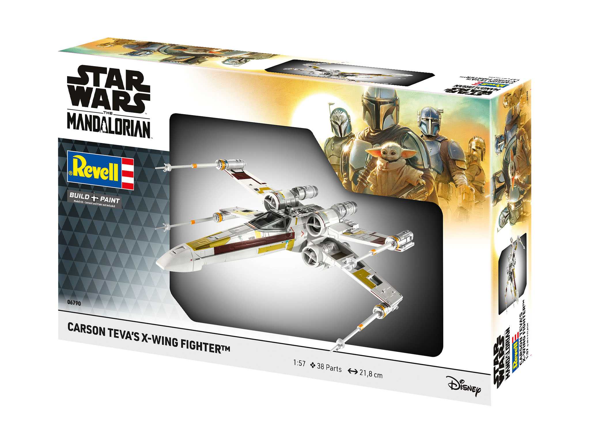 Plastic ModelKit SW 06790 - Carson Teva's X-Wing Fighter: The Mandalorian (1:57)