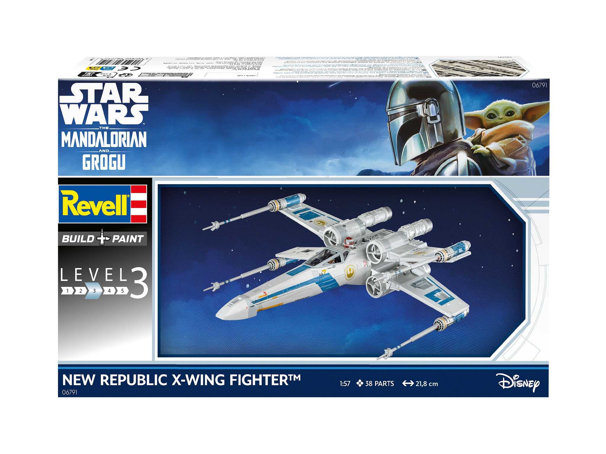 Plastic ModelKit SW 06791 - The Mandalorian: X-Wing Fighter (1:57)