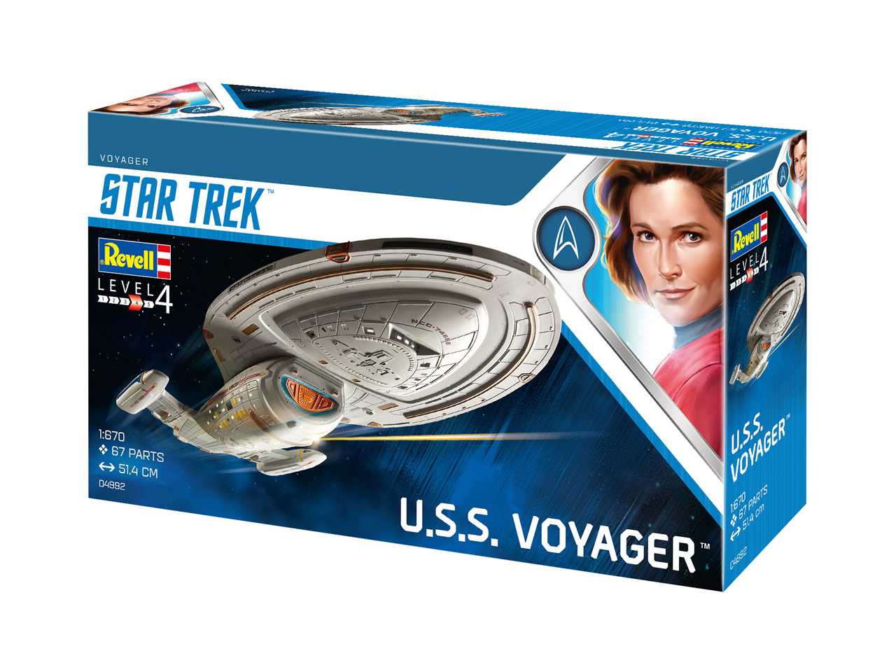 Plastic ModelKit Star Trek 04992 - U.S.S. Voyager (1:670)