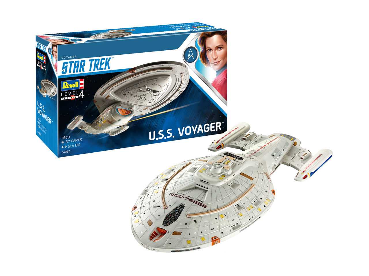 Plastic ModelKit Star Trek 04992 - U.S.S. Voyager (1:670)