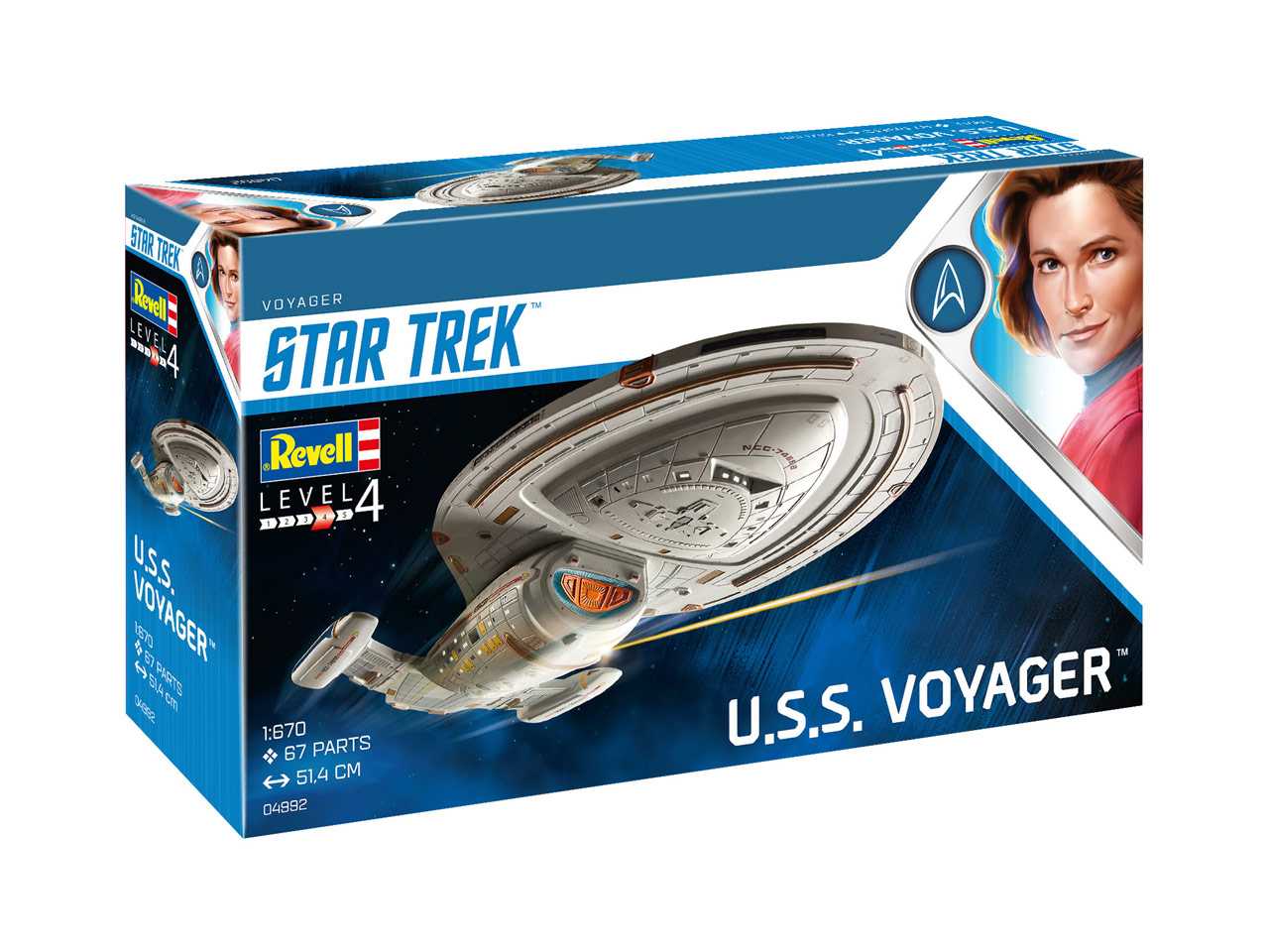 Plastic ModelKit Star Trek 04992 - U.S.S. Voyager (1:670)