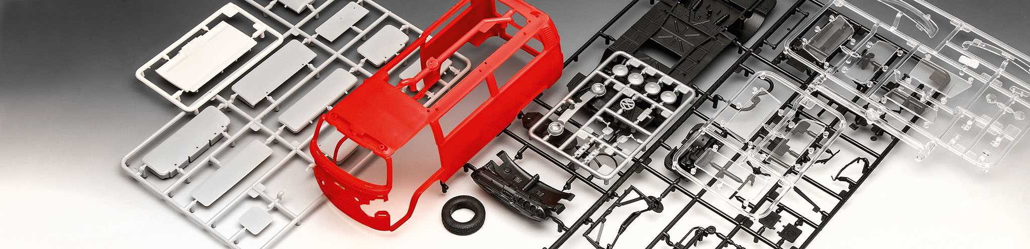 Plastic ModelKit TECHNIK auto 00459 - Volkswagen T2 (Easy-Click System) (1:24)