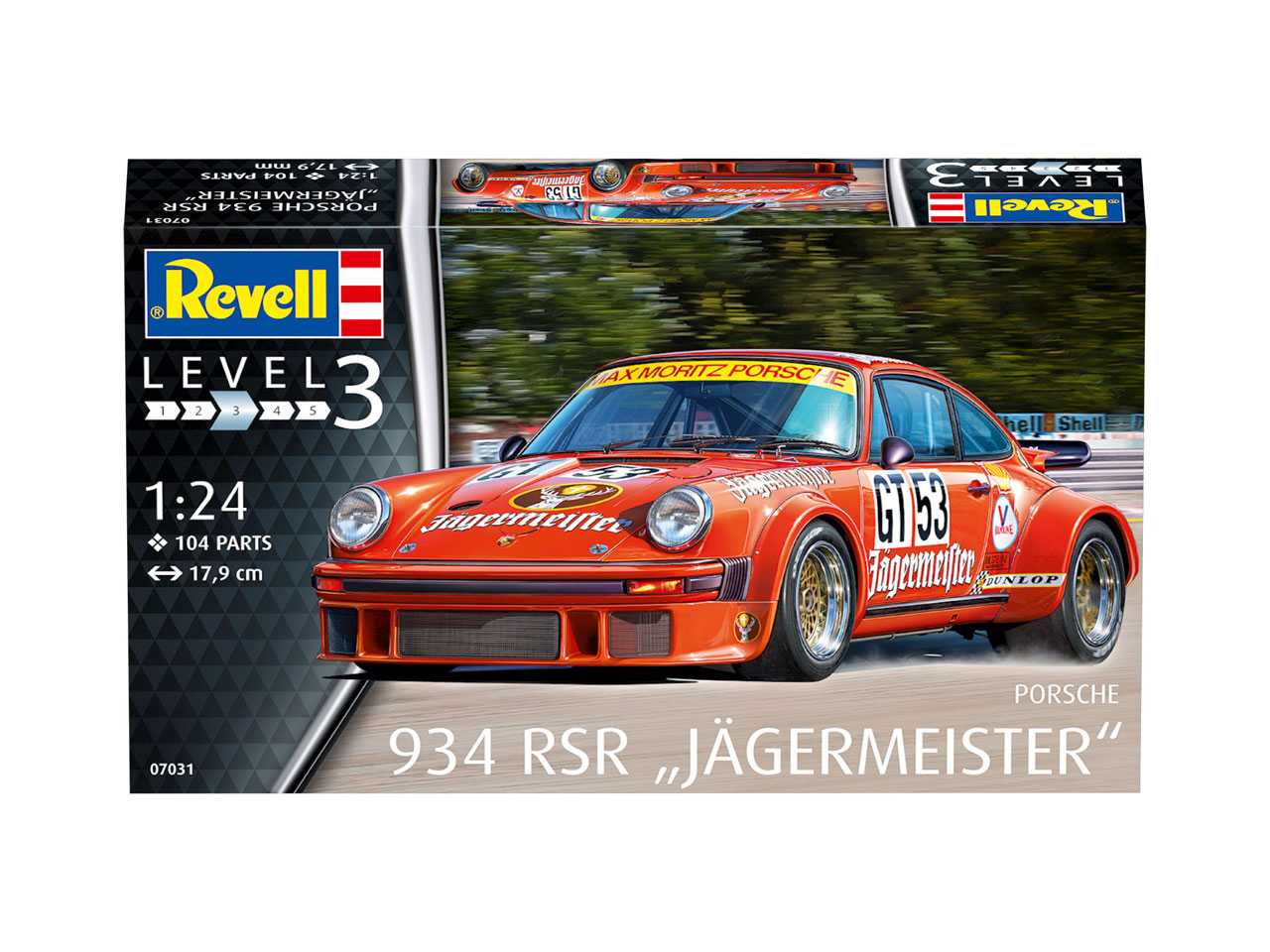 Plastic ModelKit auto 07031 - Porsche 934 RSR "Jägermeister" (1:24)