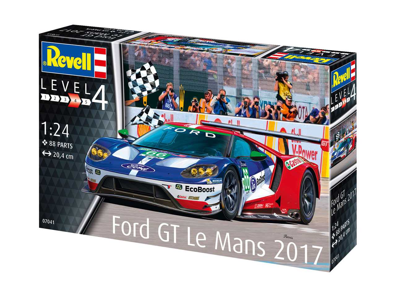 Plastic ModelKit auto 07041 - Ford GT Le Mans 2017 (1:24)
