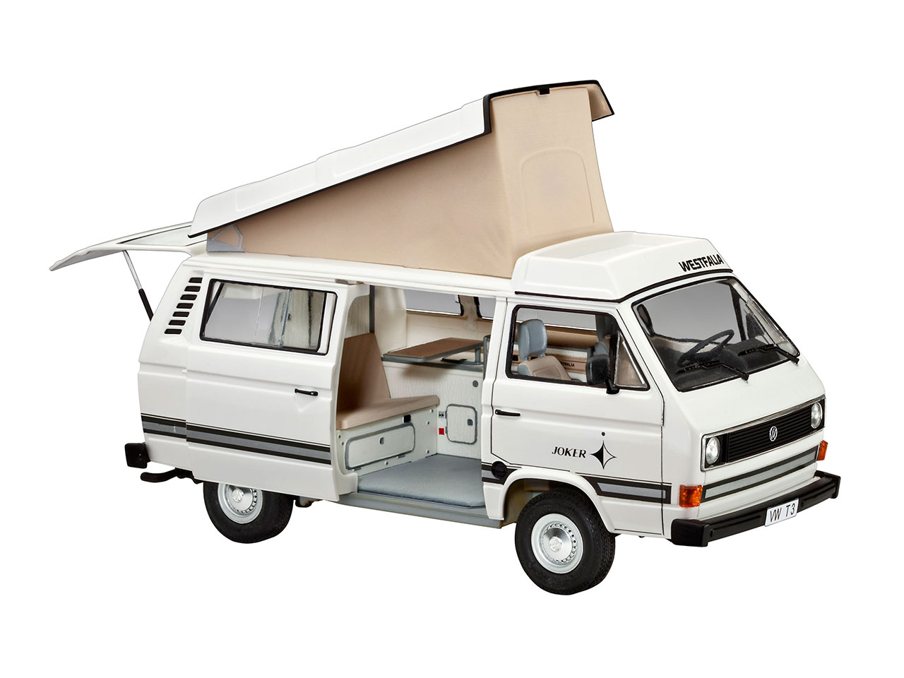 Plastic ModelKit auto 07344 - VW T3 Camper (1:25)