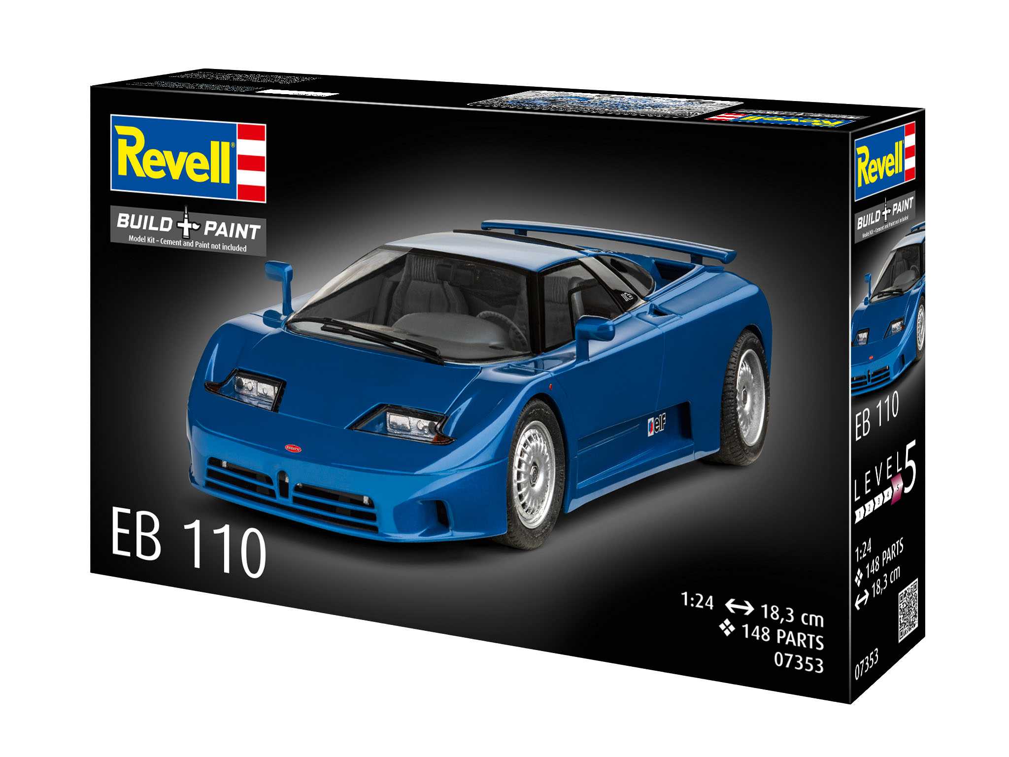 Plastic ModelKit auto 07353 - Bugatti EB110 (1:24)