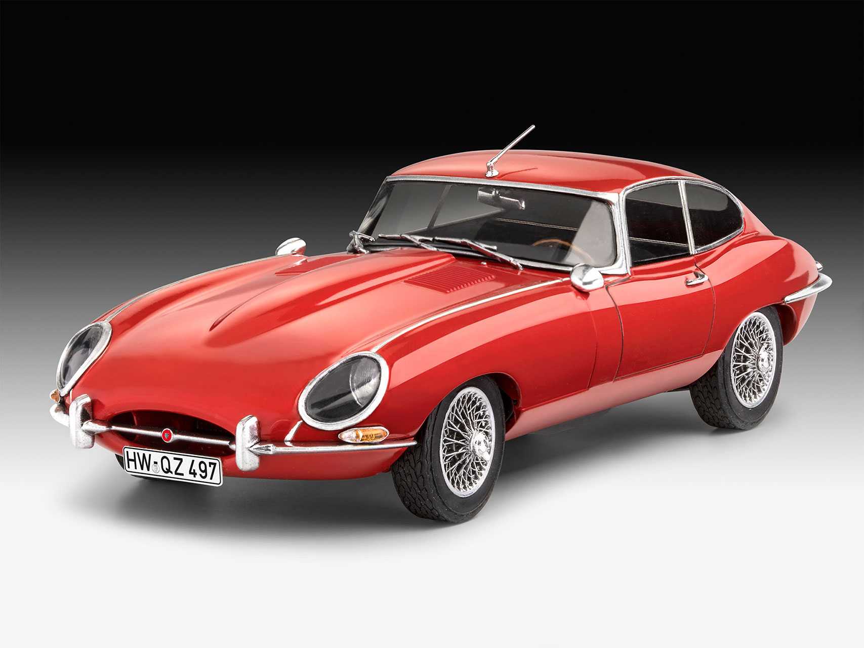 Plastic ModelKit auto 07668 - Jaguar E-Type (Coupé) (1:24)